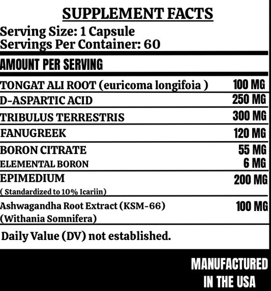 Primexsupps TESTOSTERONE X1000 FUELL 60 KAPSÜL