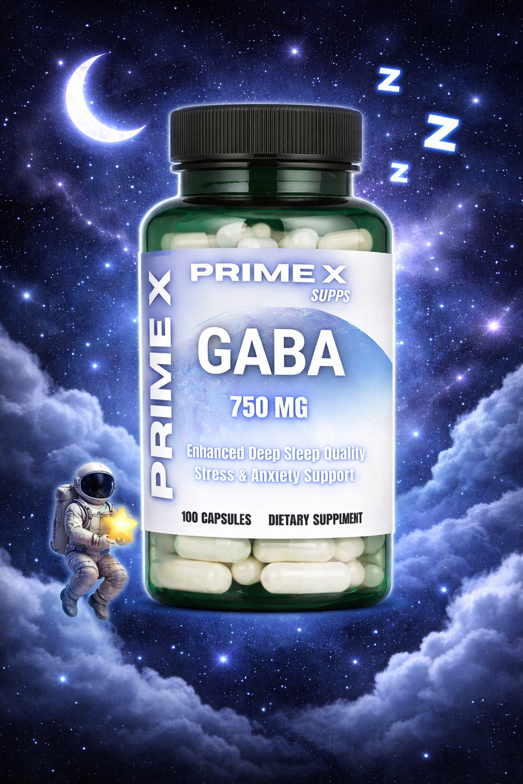 Primexsupps GABA 750 MG 100 KAPSÜL