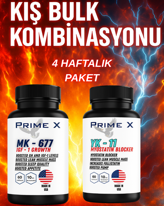 4 HAFTALIK KIŞ BULK HACİM PAKETİ - YK-11 60 KAPSÜL - MK-677 60 KAPSÜL