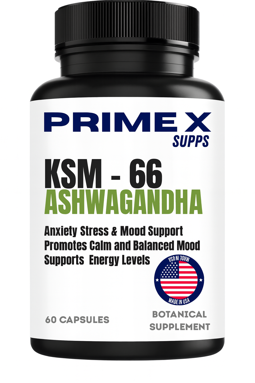 Primexsupps KSM - 66 ASHWAGANDHA 60 KAPSÜL