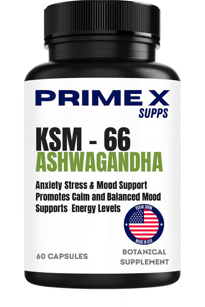 Primexsupps KSM - 66 ASHWAGANDHA 60 KAPSÜL