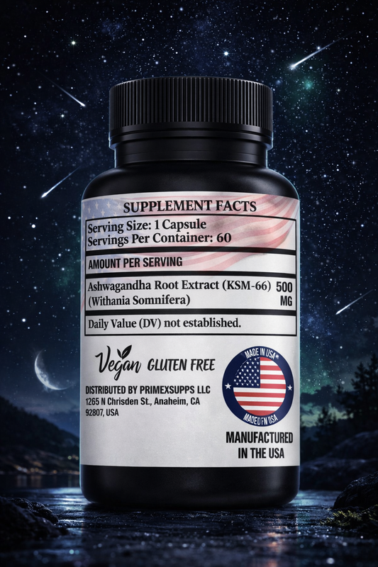 Primexsupps KSM - 66 ASHWAGANDHA 60 KAPSÜL
