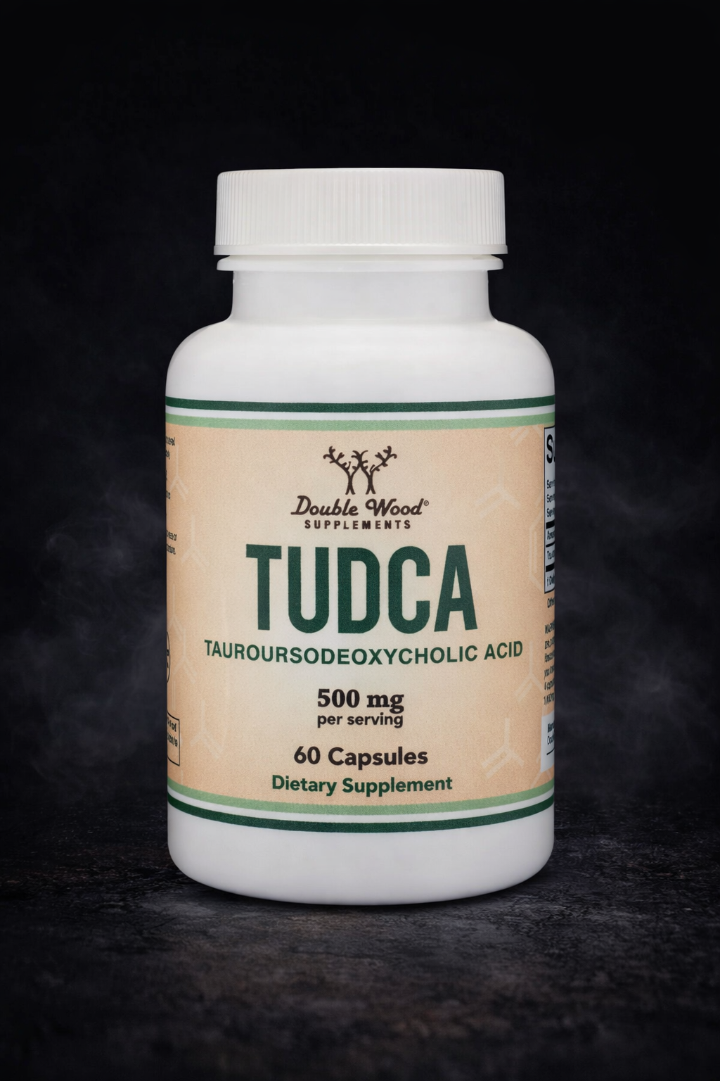 Tudca Double Wood 500 MG 60 Kapsül Tauroursodeoxycholic Acid (TUDCA) Supplement