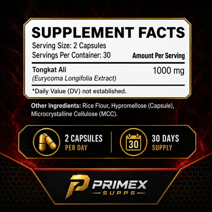 Primexsupps Tongkat Ali 60 Kapsül