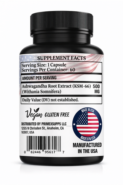 Primexsupps KSM - 66 ASHWAGANDHA 60 KAPSÜL
