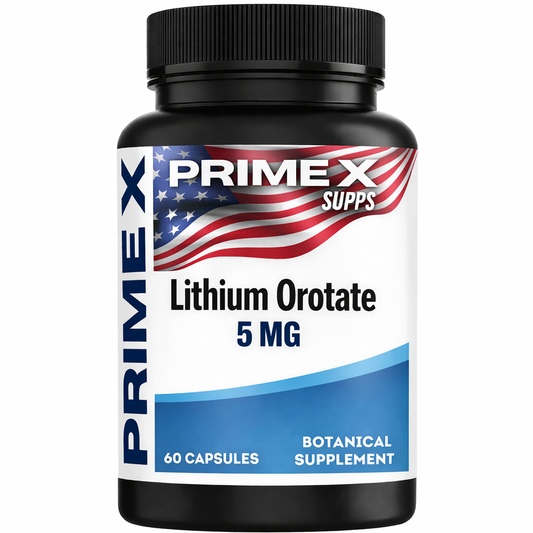 Primexsupps Lithium Orotate 5MG 60 KAPSÜL