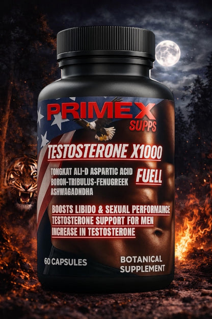Primexsupps TESTOSTERONE X1000 FUELL 60 KAPSÜL